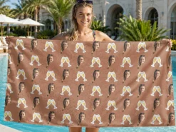 Badehåndklæde med eget foto - Ikoner