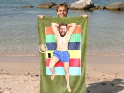 Badehåndklæde med Eget Foto - Sjovt Tryk