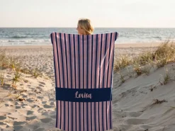 Badelagen med Egen Tekst - Stribet Design