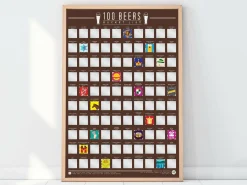 100 Beers Skrabeplakat