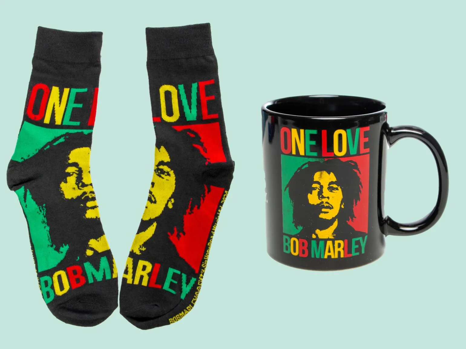 Bob Marley Krus & Strømper Gavesæt