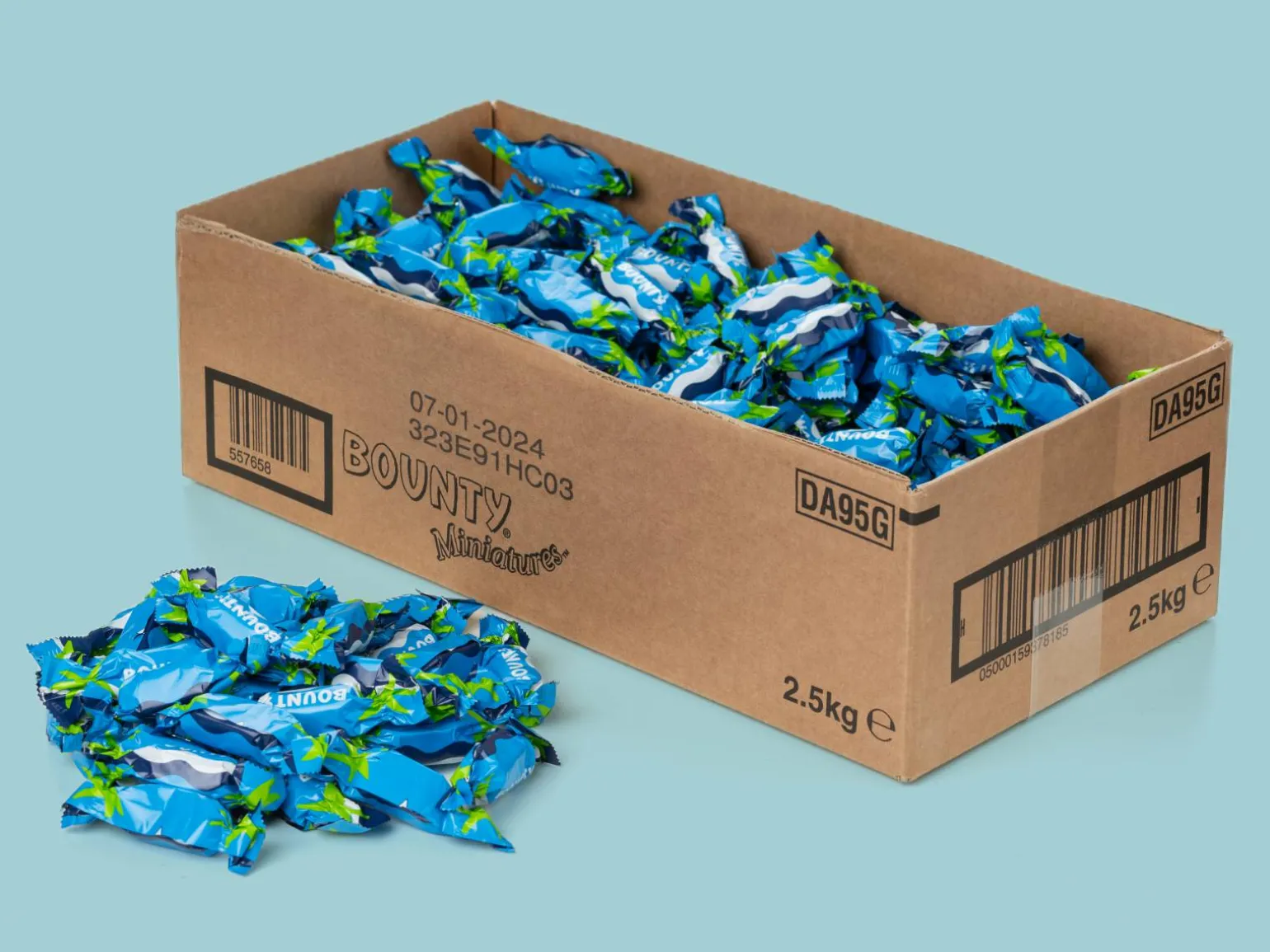 Bounty Bland-selv Slik i kasser 2,5 kg