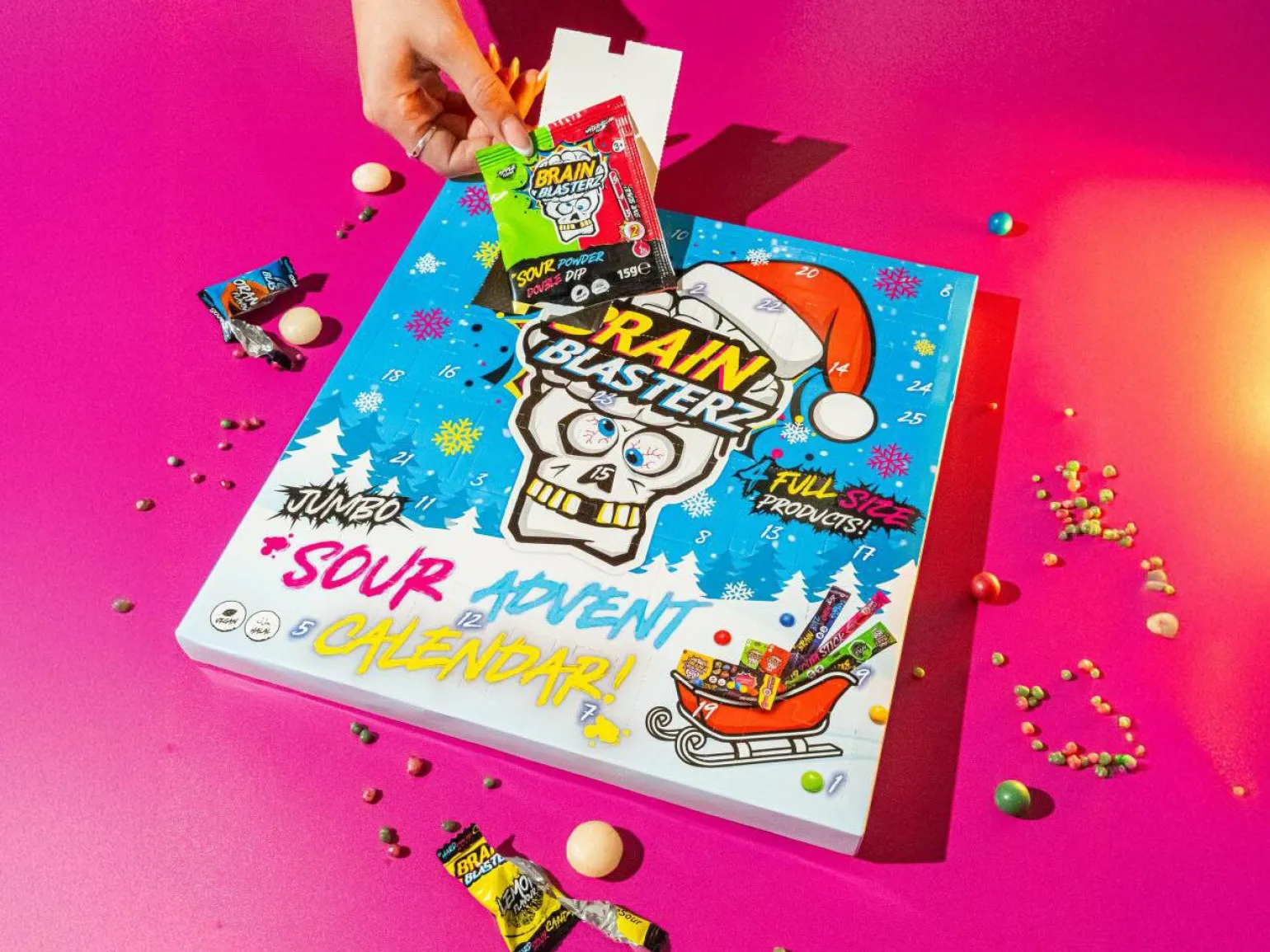 Brain Blasterz Jumbo Slikjulekalender