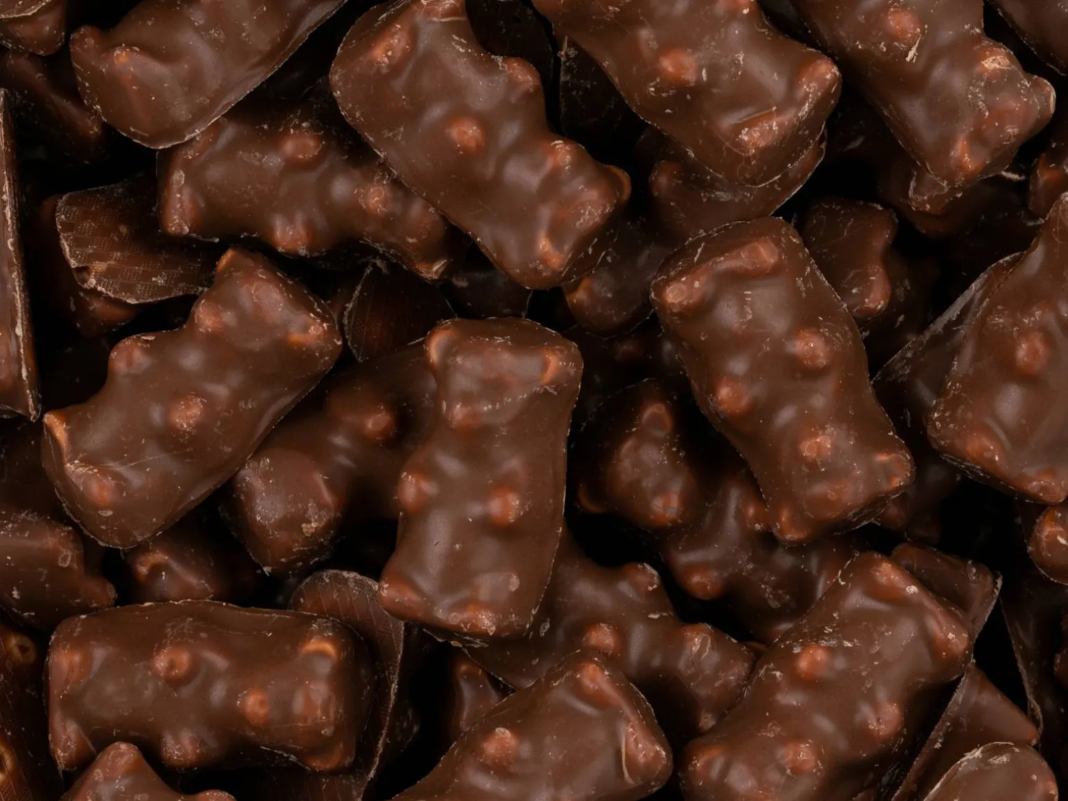 Chokoladebjørne Bland-selv slik i kasser 1,2 kg
