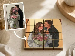 Chokolade med eget foto - AI-tryk