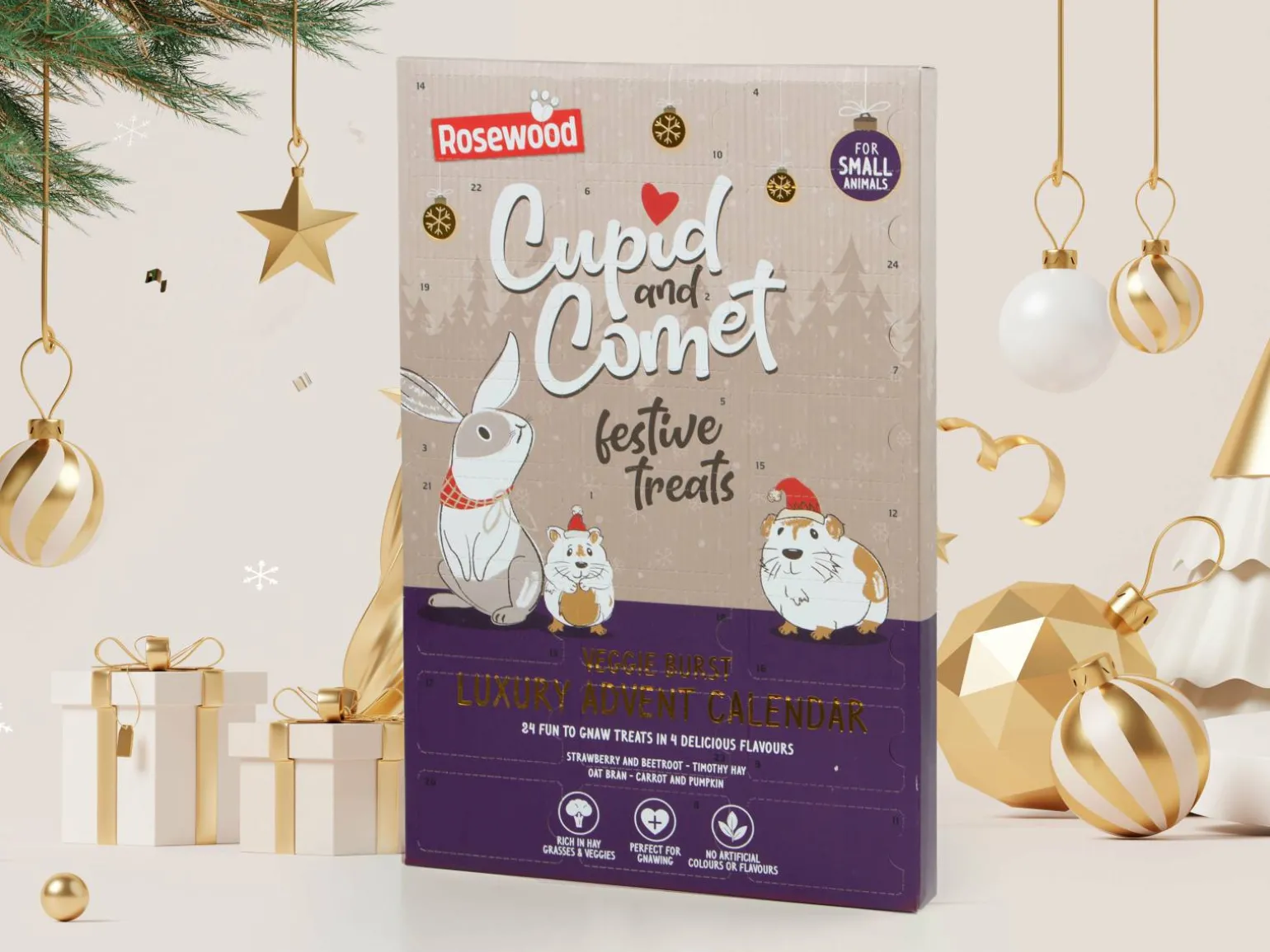 Cupid & Comet Luxury Smådyrskalendar