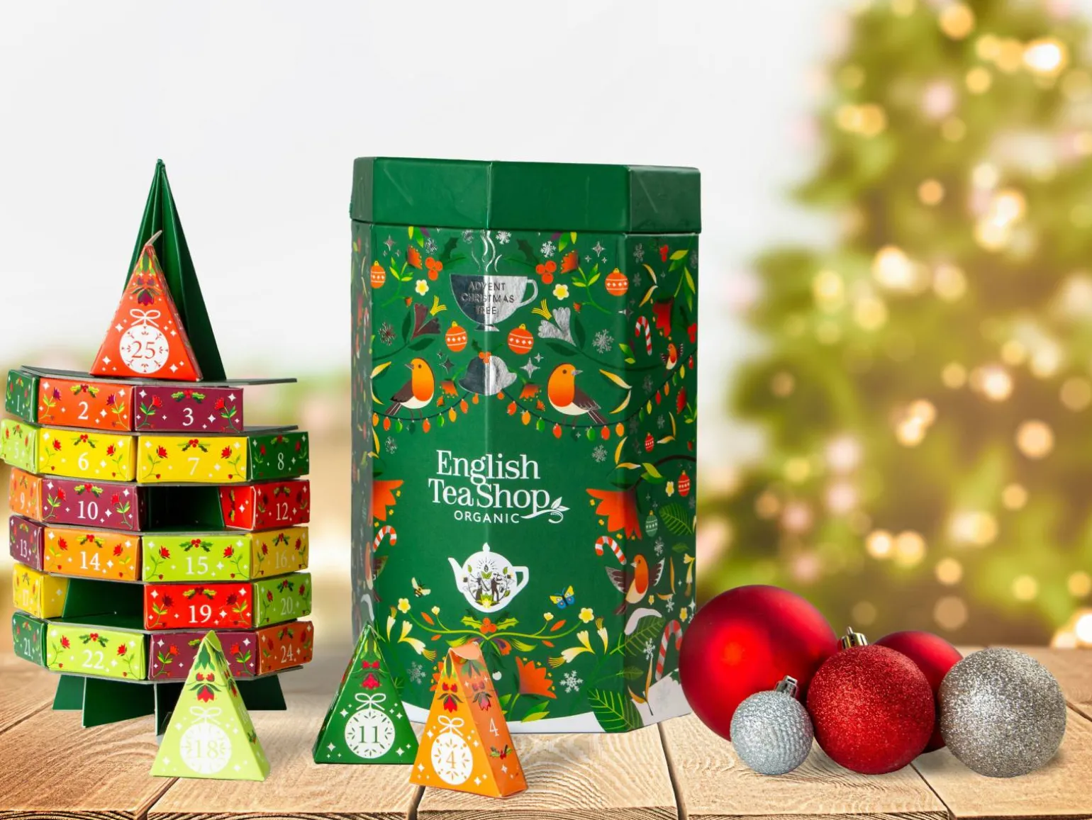 English Tea Shop Christmas Tree Tejulekalender