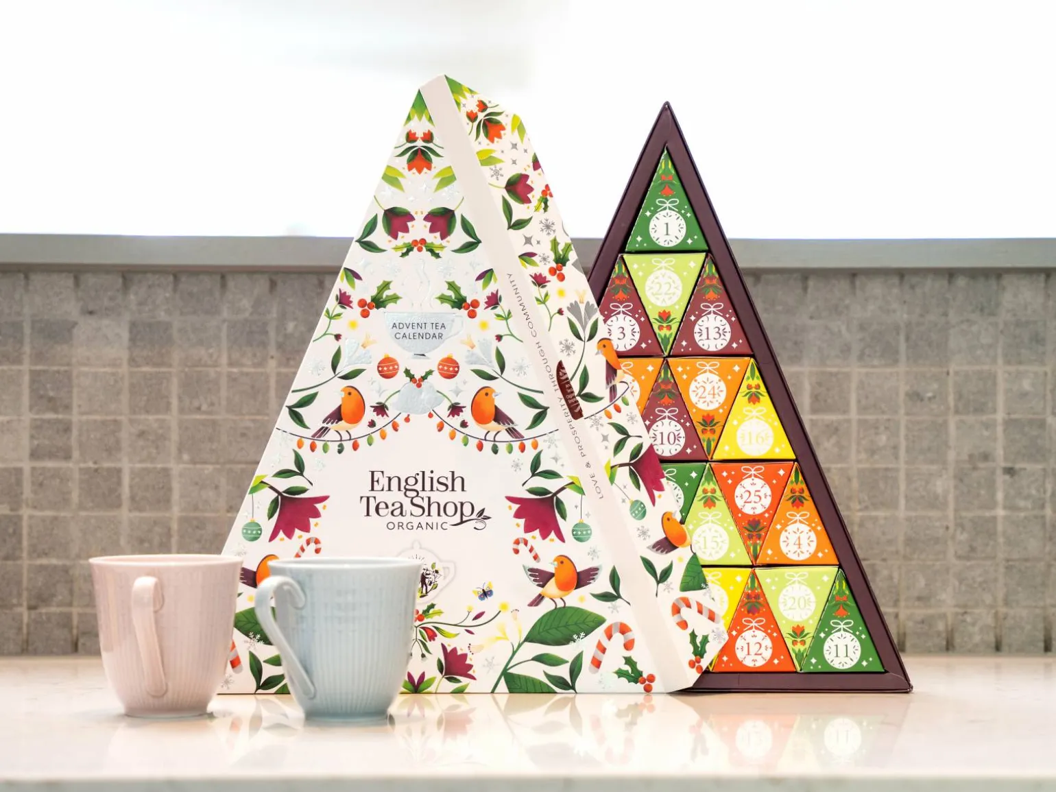 English Tea Shop Triangle Tejulekalender