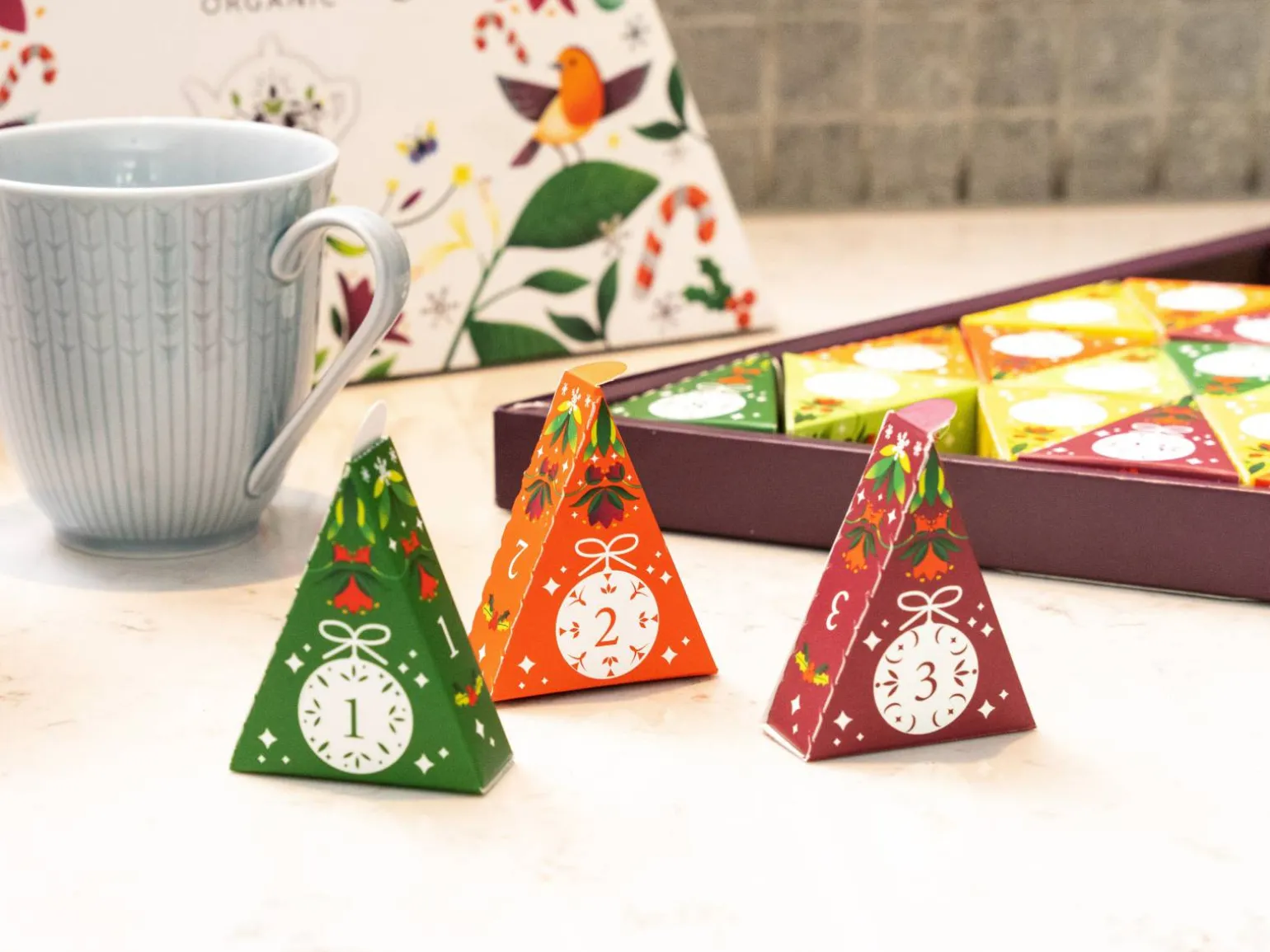 English Tea Shop Triangle Tejulekalender