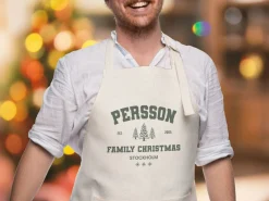 Forklæde med Egen Tekst - Juledesign