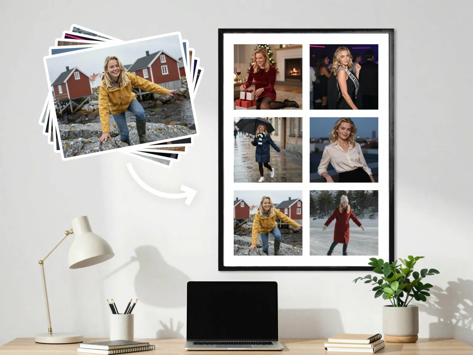 Fotoplakat collage