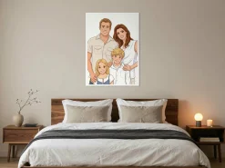 Fotoplakat med AI-tryk