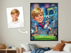 Fotoplakat med børnemotiv