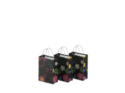 Gaveposer 3-pak - Elegante blomster - Små