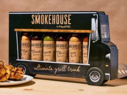 Gaveæske Grill Truck med Grillkrydderier & Stærke Saucer - Thoughtfully