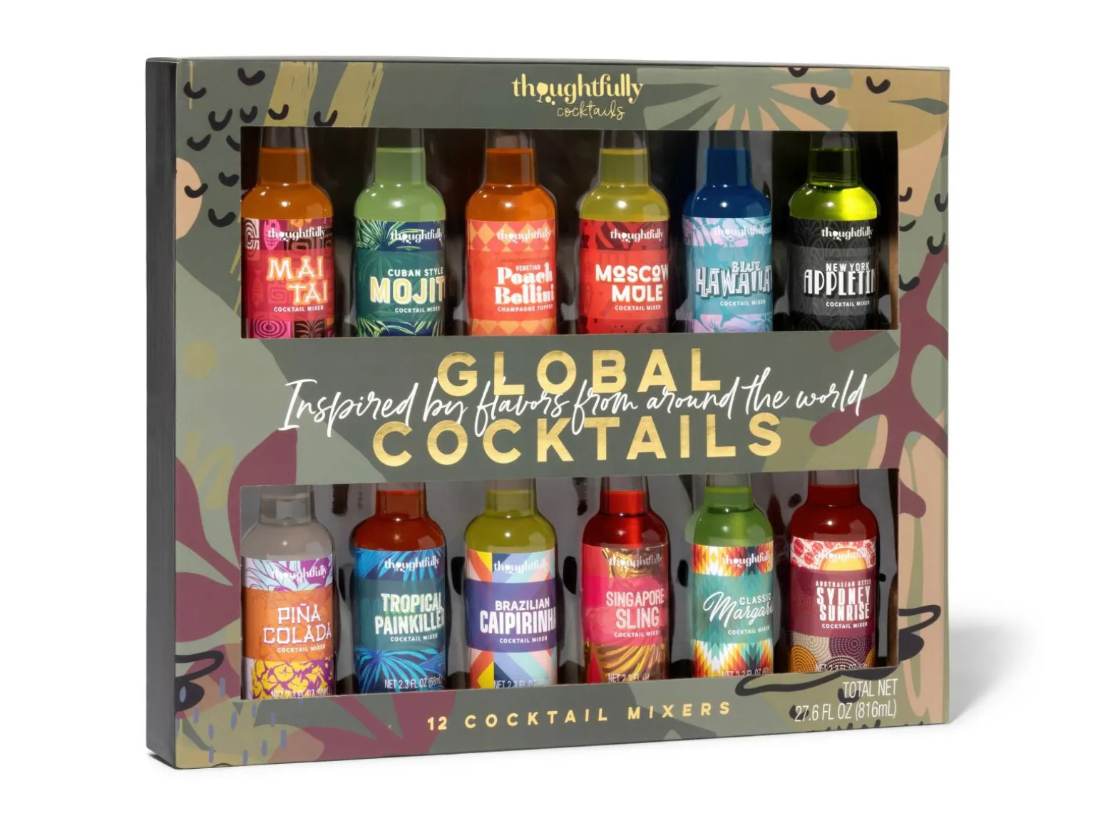 Gaveæske med Drinkmixere: Global Cocktails - Thoughtfully