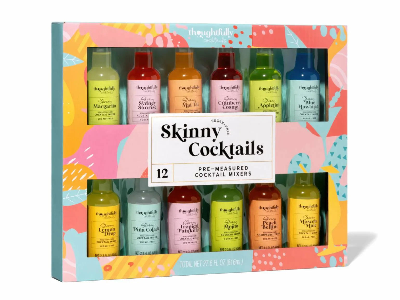 Gaveæske med Drinkmixere: Skinny Cocktails - Thoughtfully