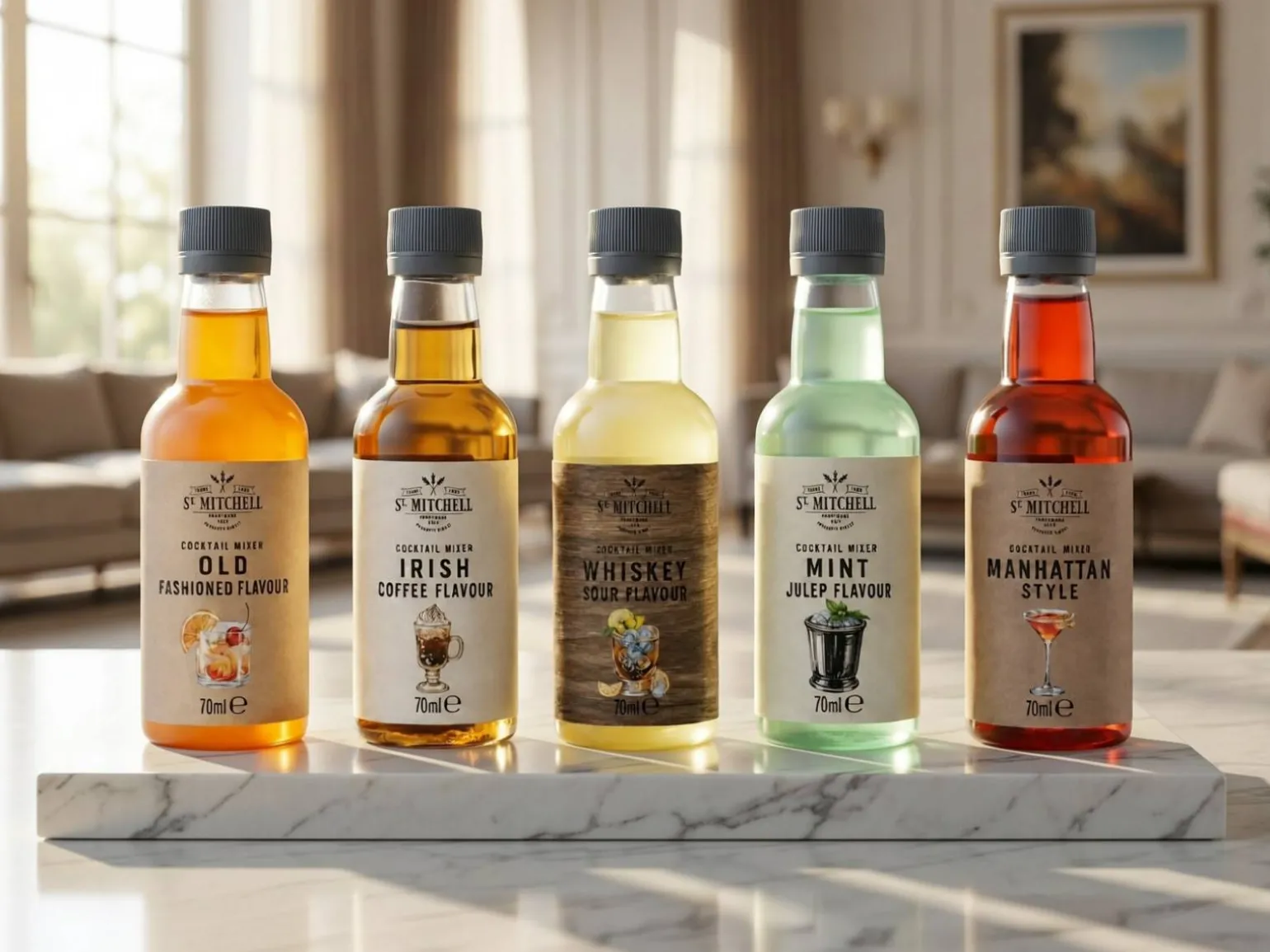 Gaveæske med drinksmixere: Whiskey cocktail mixers - Thoughtfully