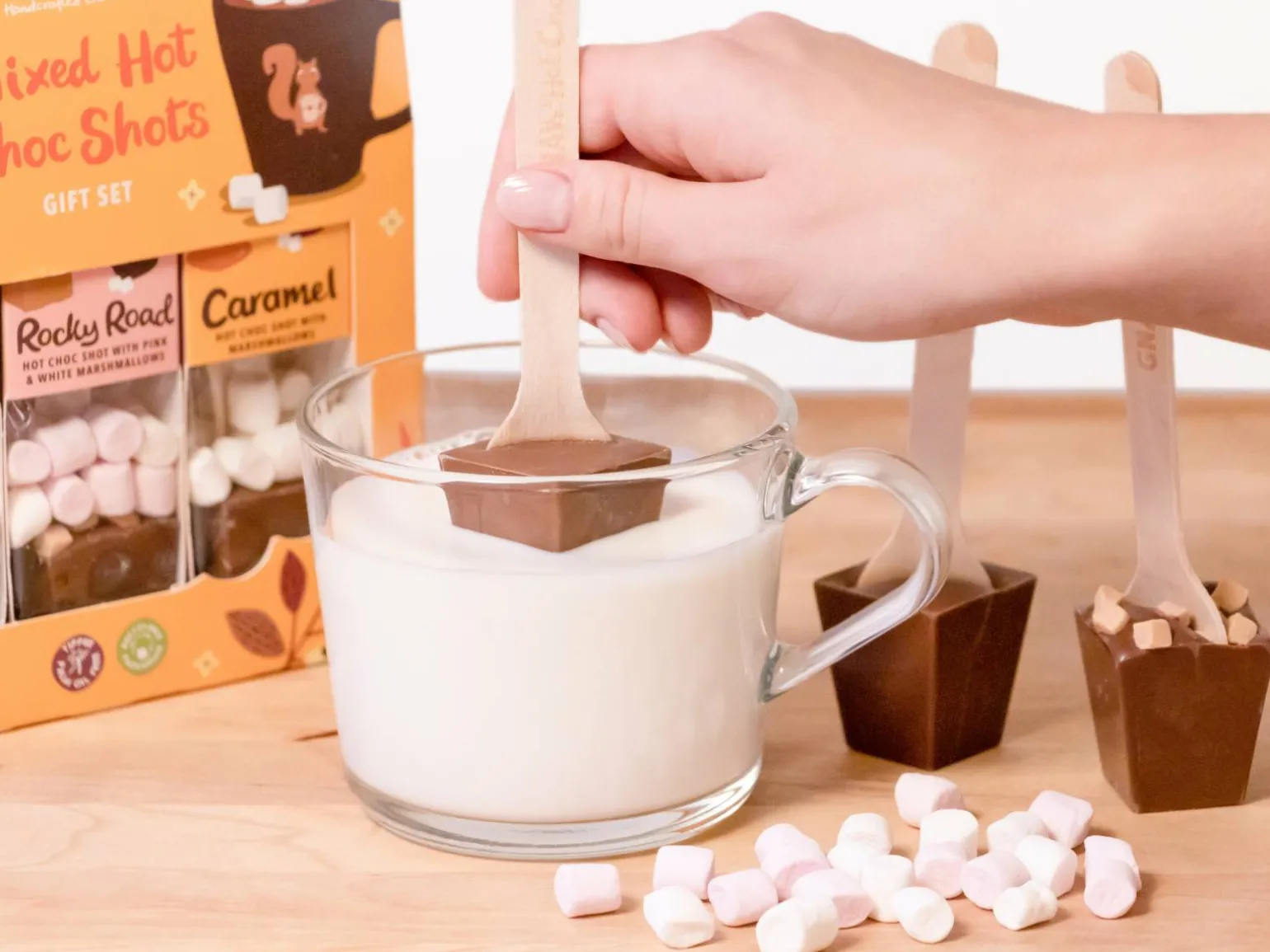 Gnaw Varm Chokolade på Pind 3 stk
