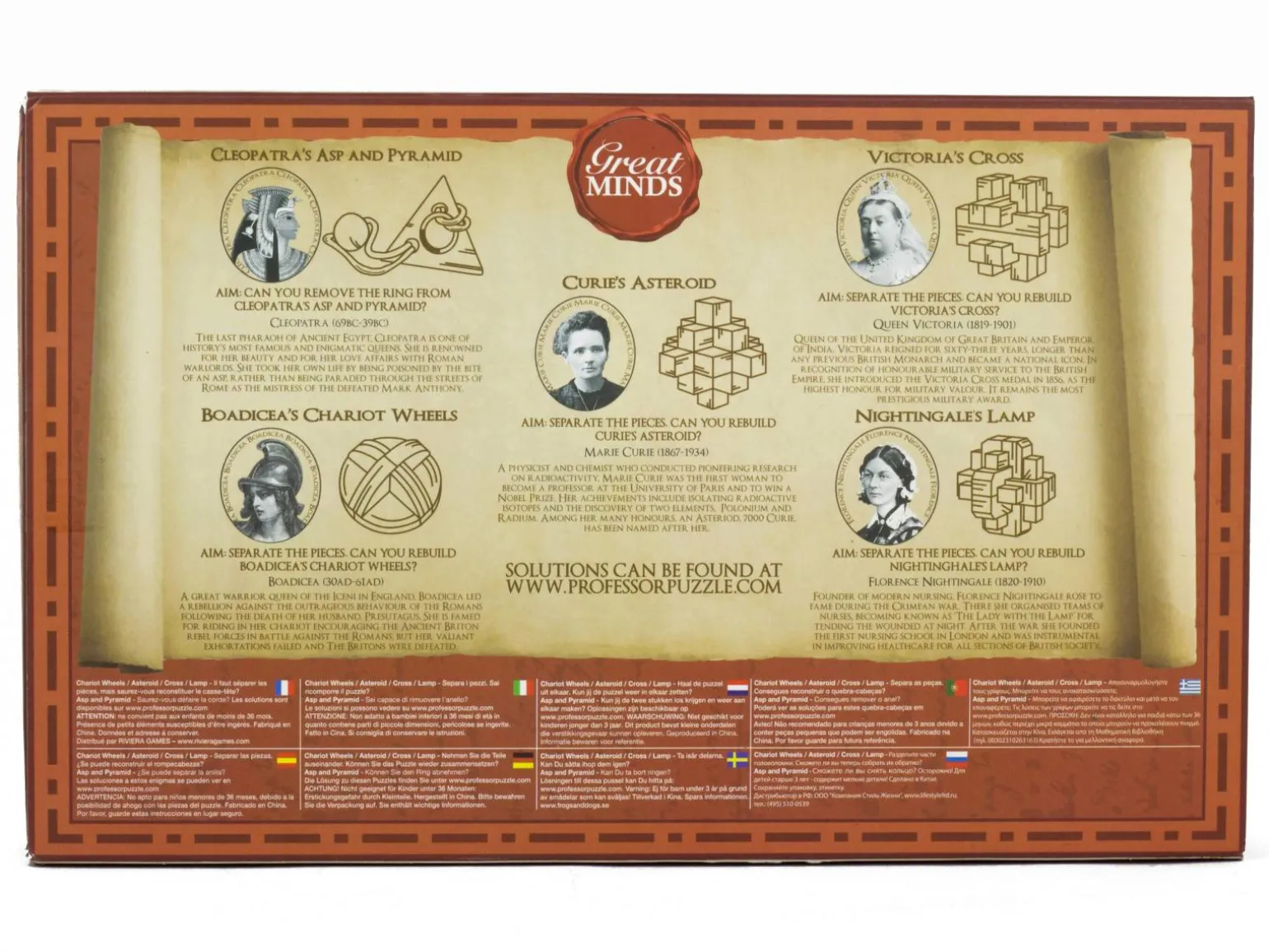 Great Minds Finurlige Puslespil - Historiske Kvinder