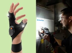 Handsker med Lommelygte - Wibbri