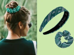 Harry Potter hårbånd og scrunchy - Slytherin