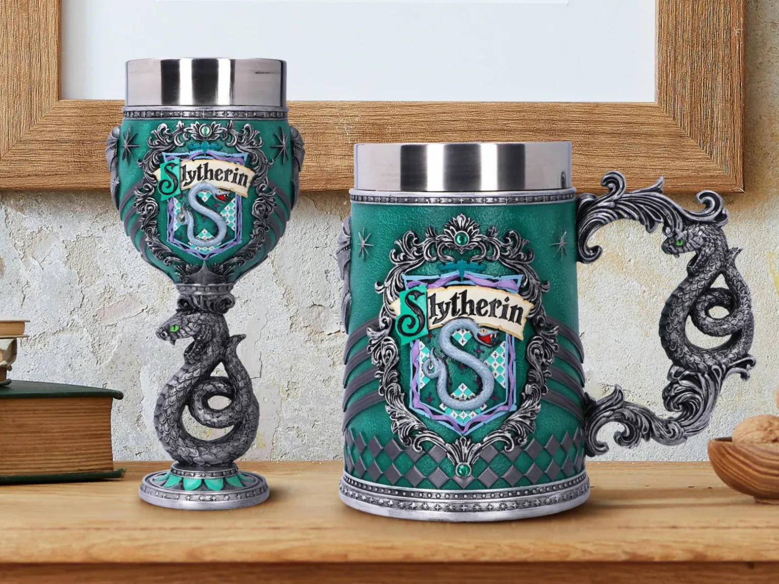 Harry Potter Ølkrus og Vinglas - Slytherin