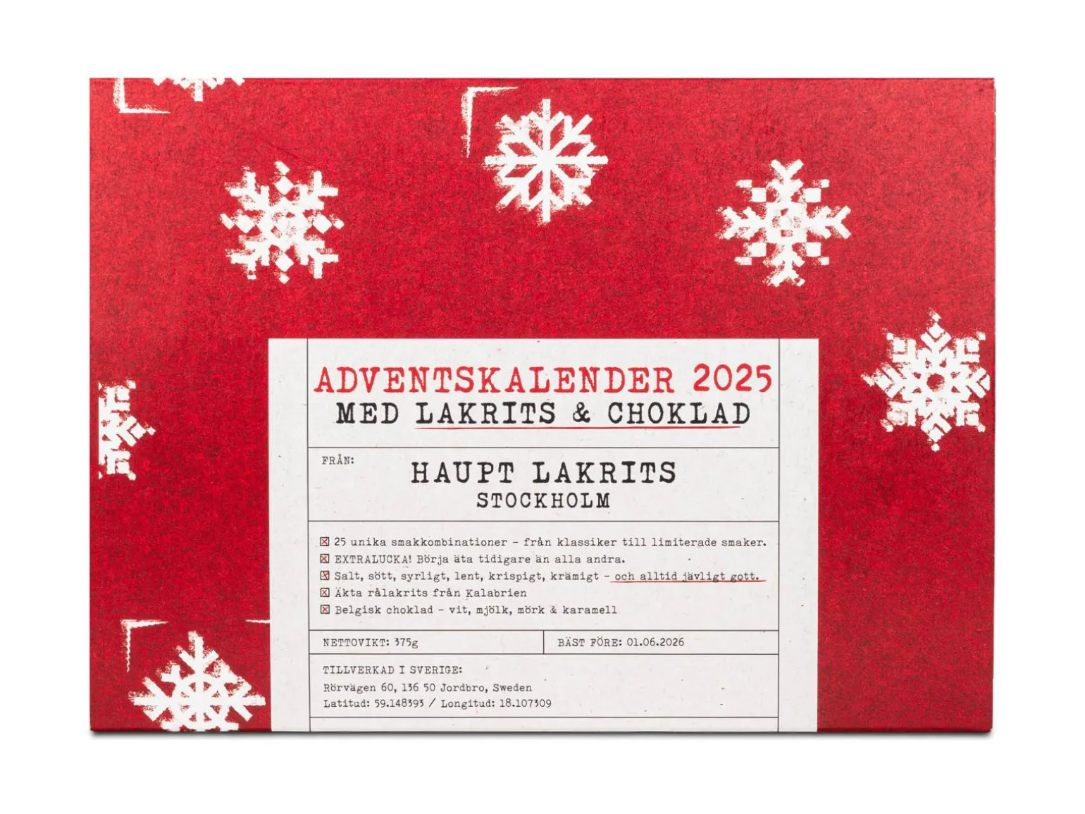 Haupt Lakrids Julekalender