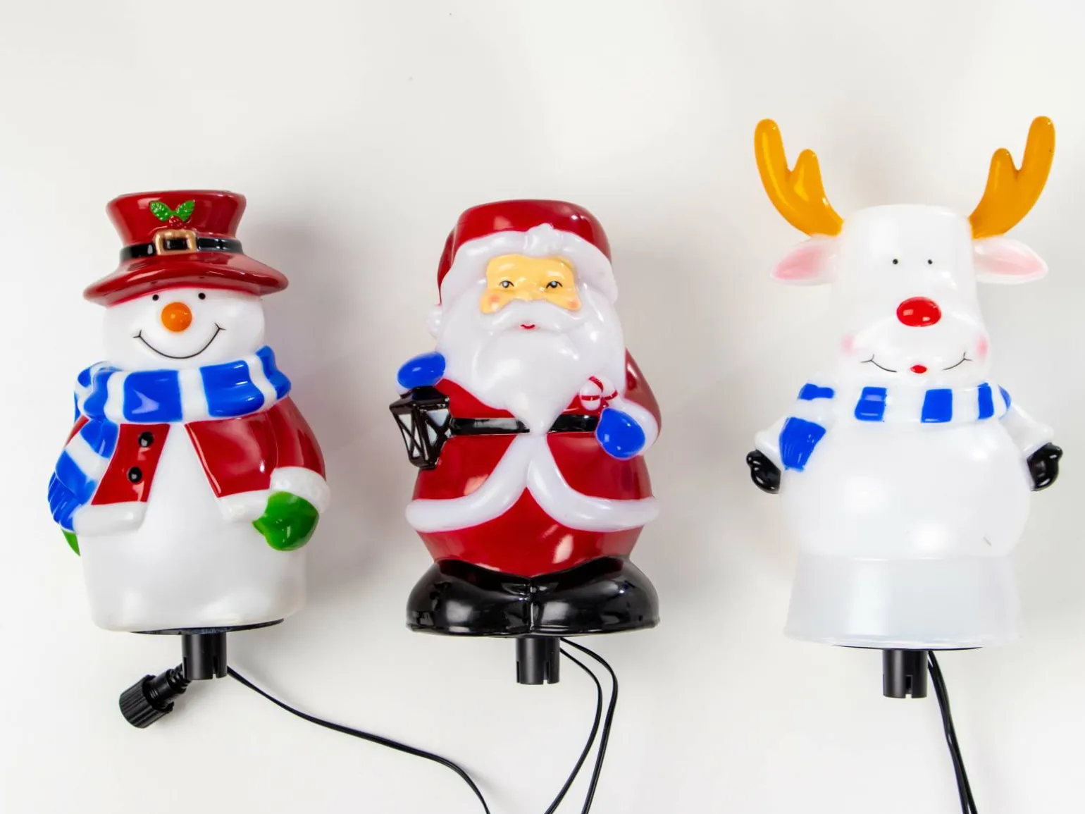 Havebelysning med Julefigurer