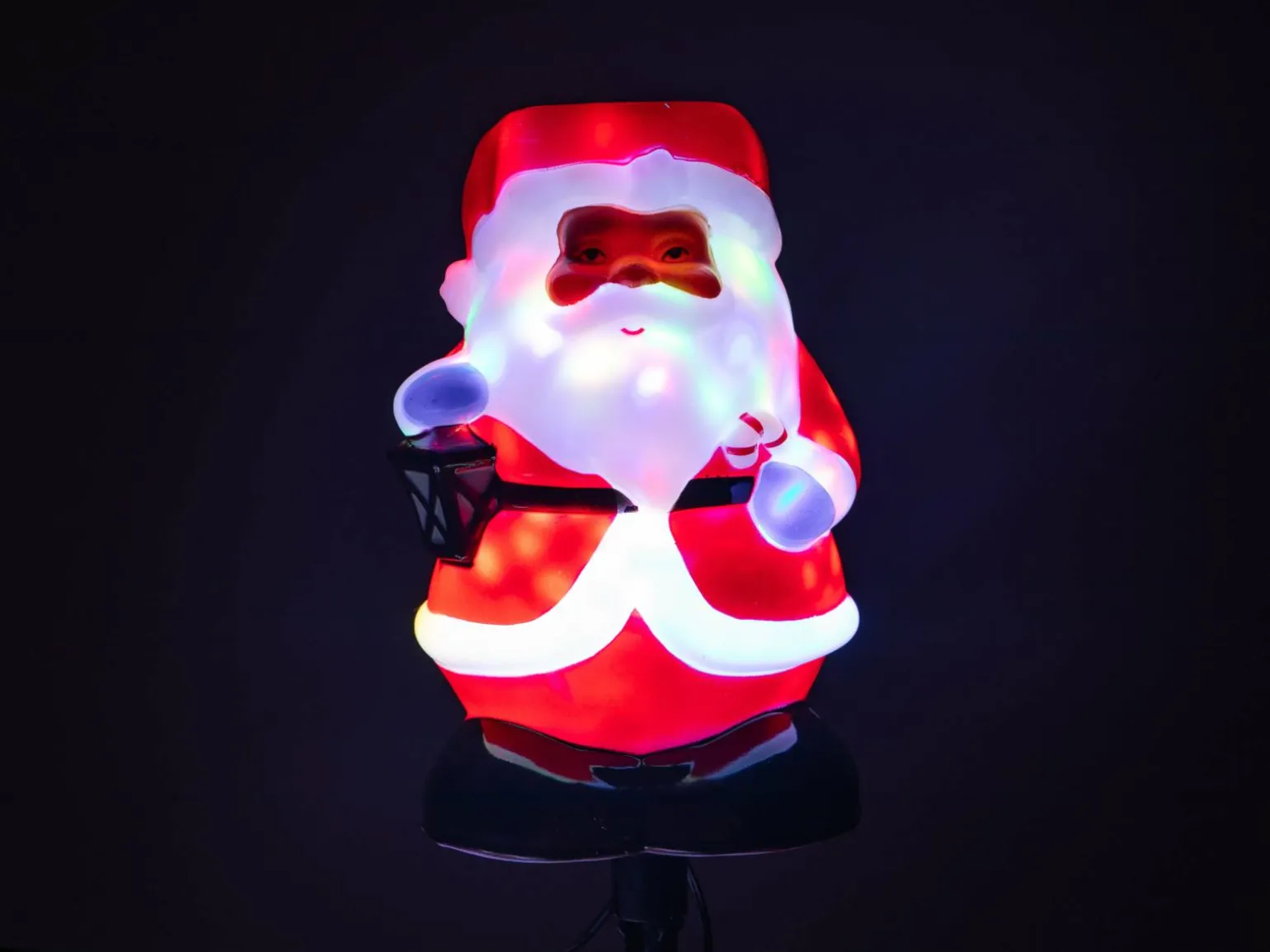 Havebelysning med Julefigurer