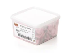 Hindbær & Lakrids Svampe Bland-selv slik i kasser 1 kg