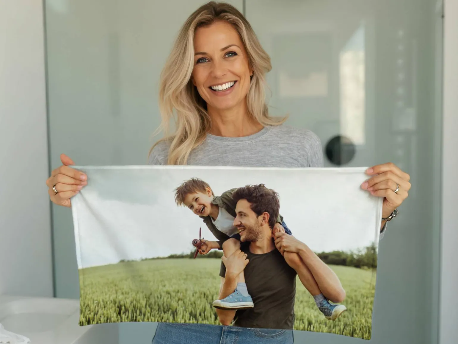 Håndklæde med Eget Foto