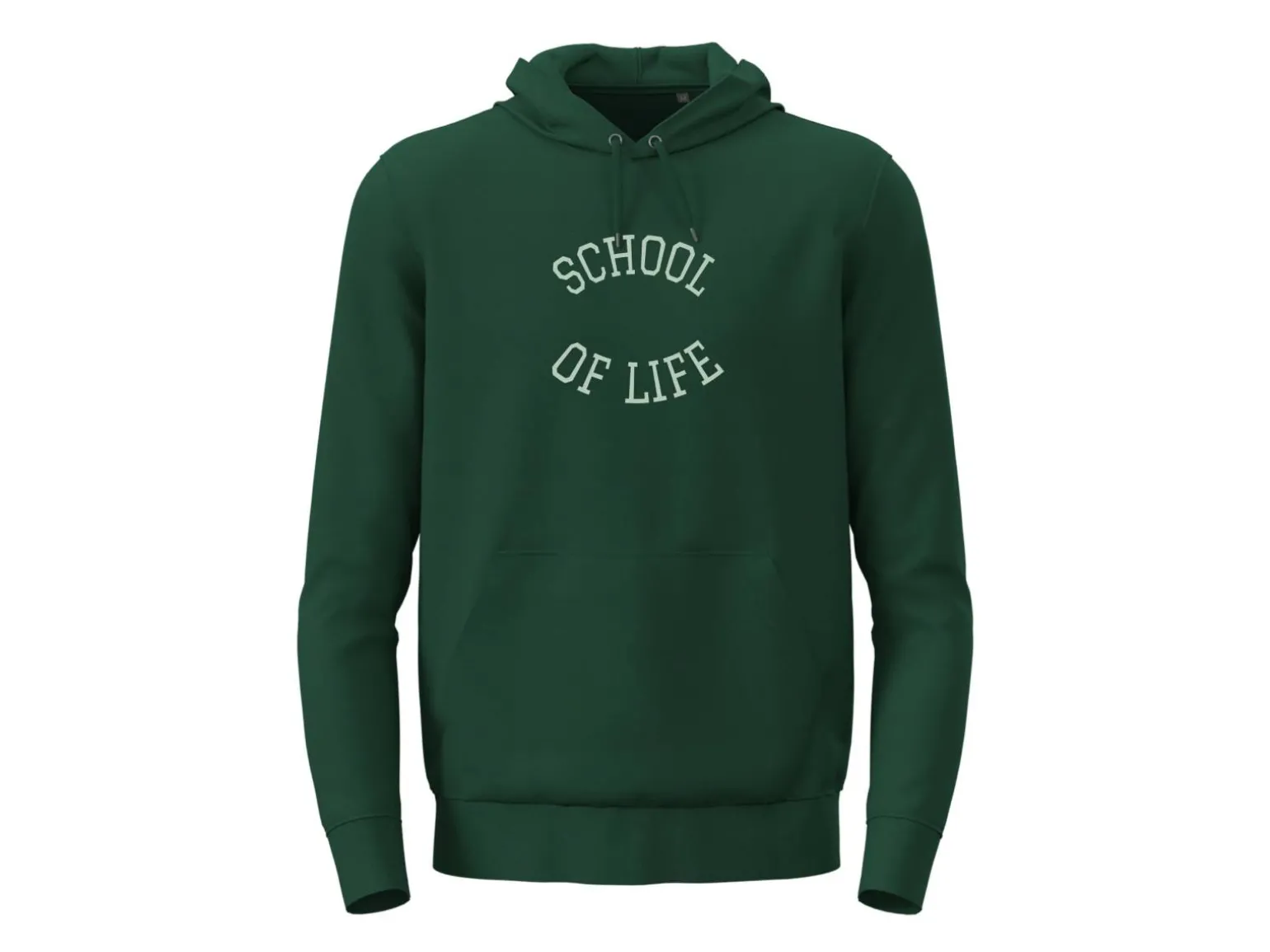 Hoodie med Egen Tekst i Collegestil