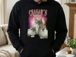 Hoodie med Fotocollage - 90'er Design