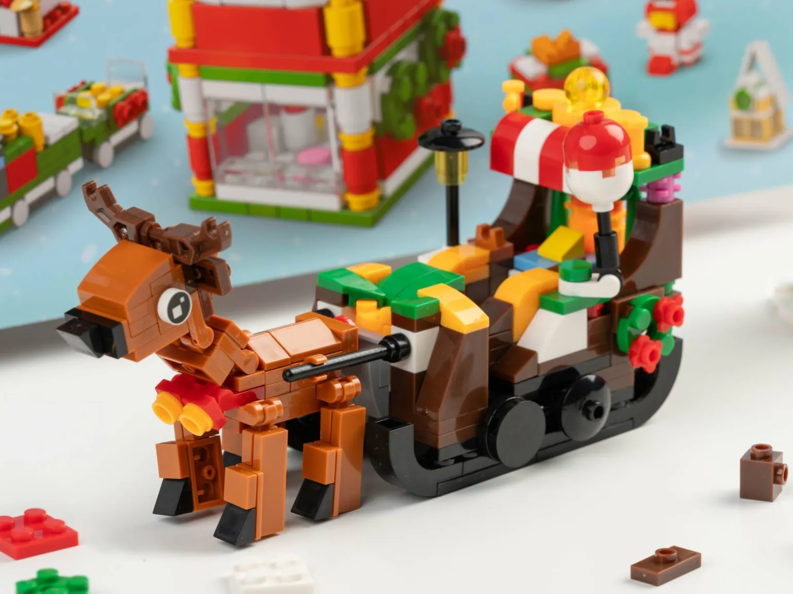 Julekalender med Byggeklodser