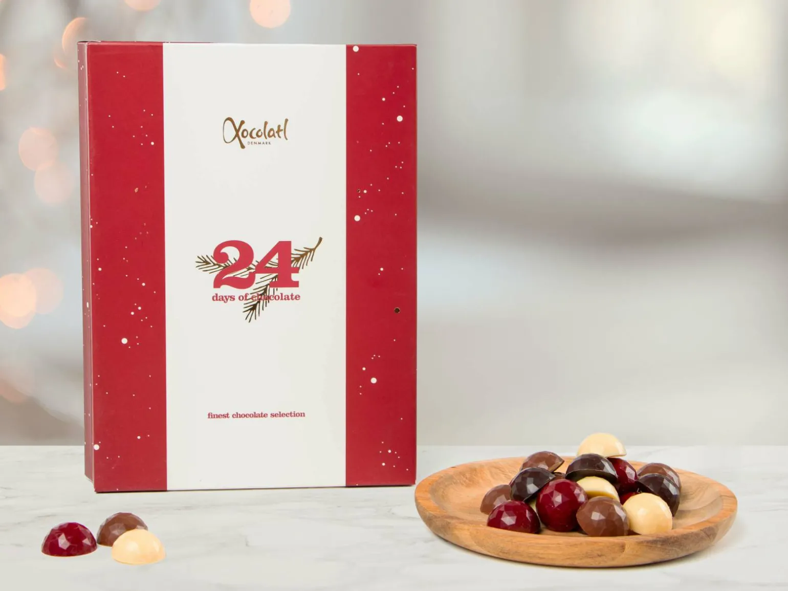 Julekalender med Chokoladepraliner fra Xocolatl