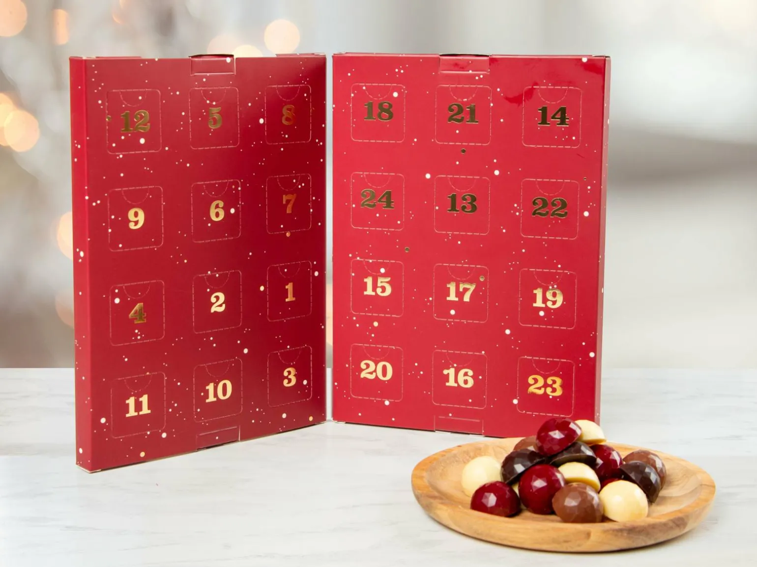 Julekalender med Chokoladepraliner fra Xocolatl