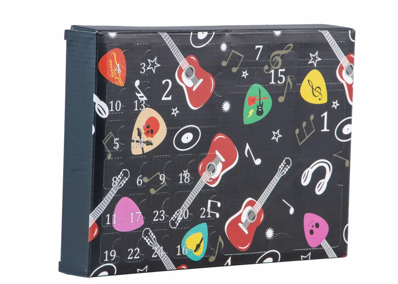 Julekalender med guitarplektre