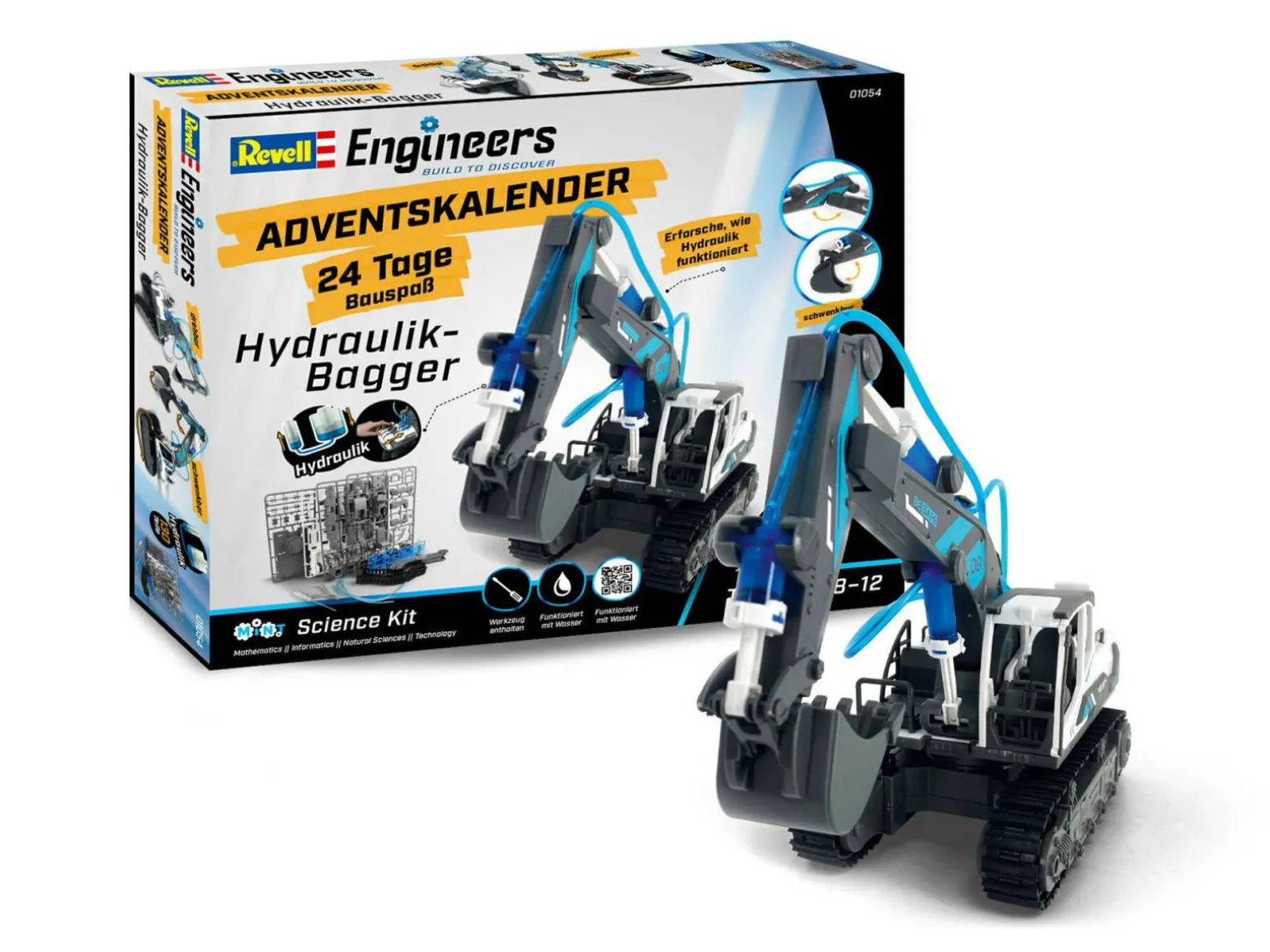 Julekalender med Hydraulisk Gravemaskine - Revell