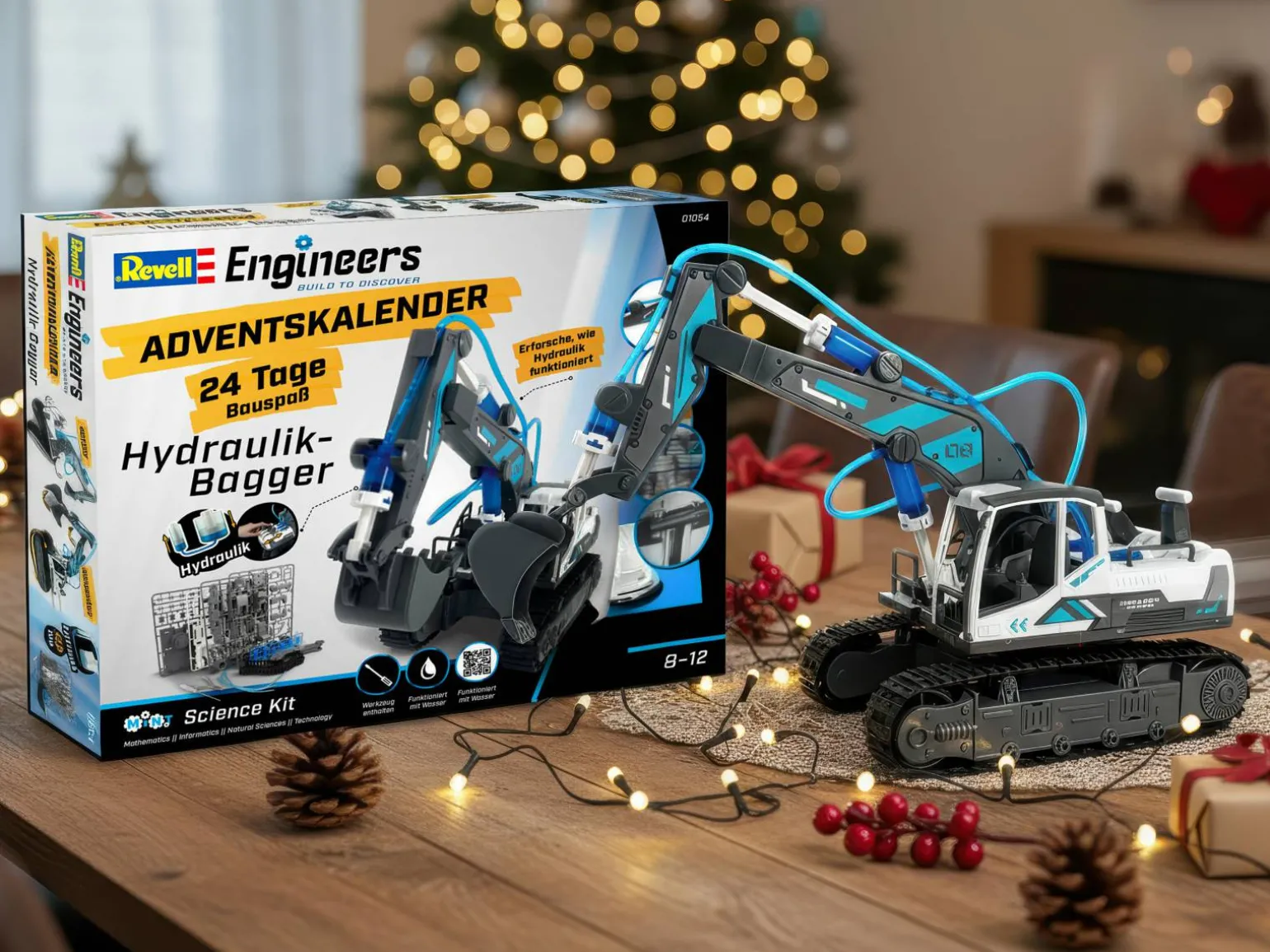 Julekalender med Hydraulisk Gravemaskine - Revell