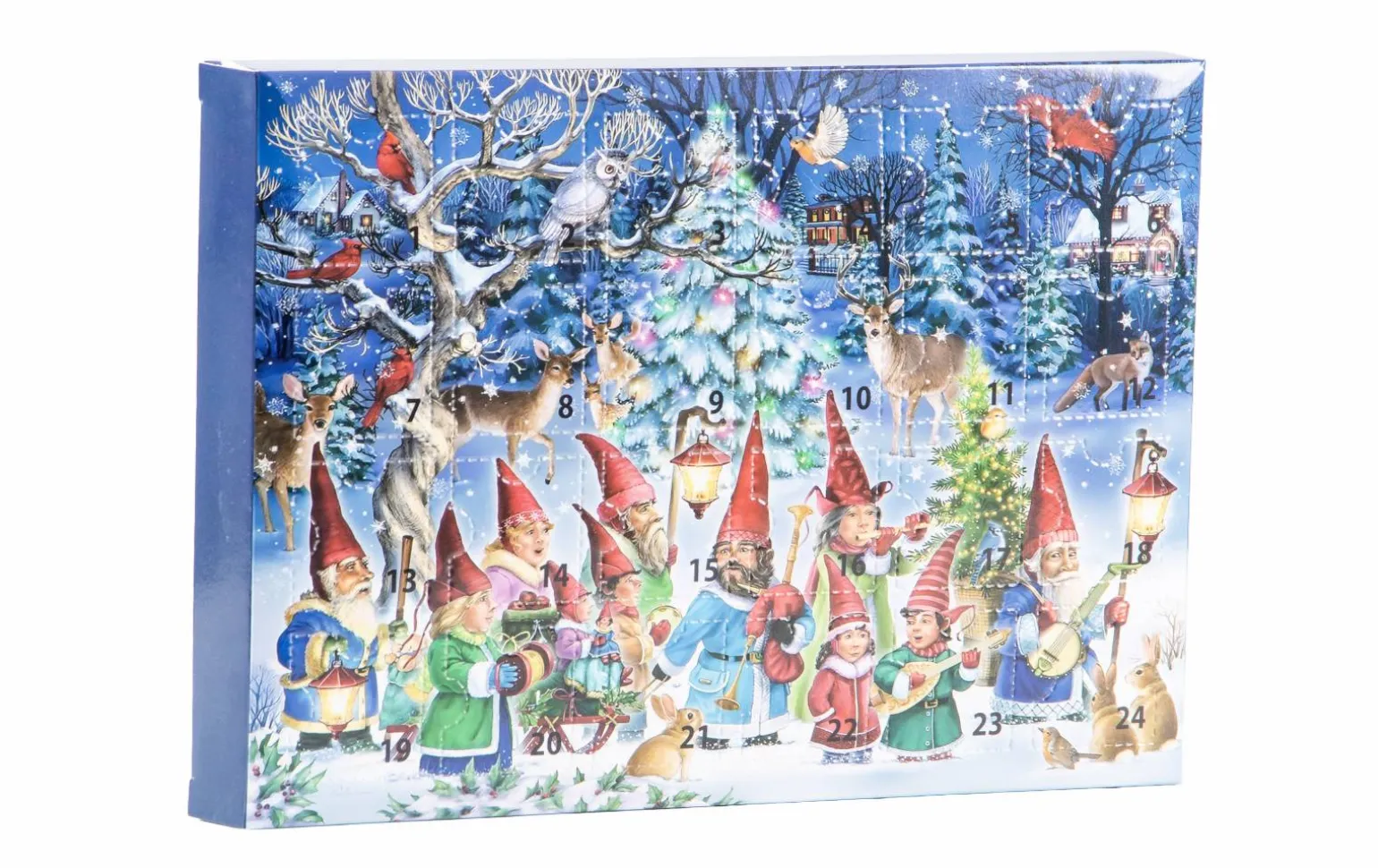 Julekalender med små pyntenisser