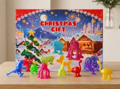 Julekalender med sugekoplegetøj