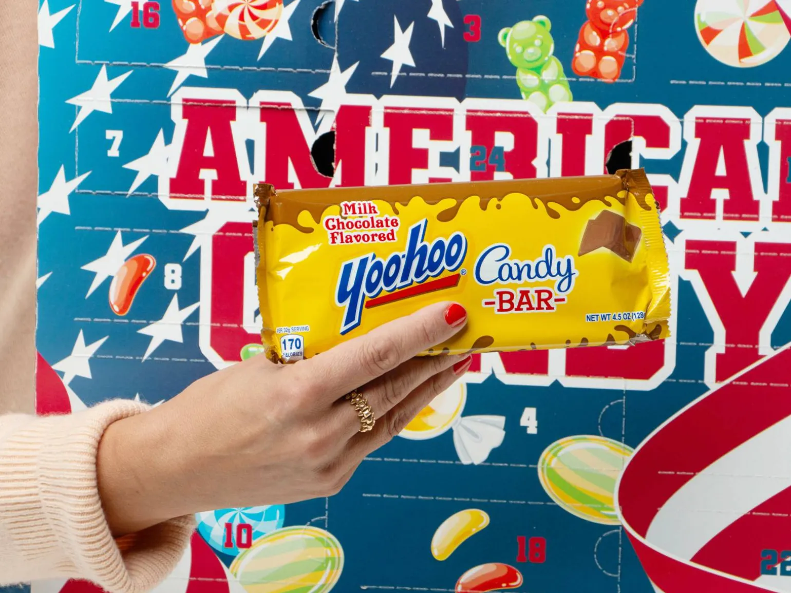 Julekalender med USA-slik