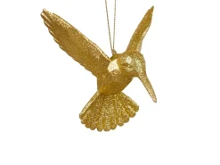 Juletræspynt Kolibri i Guld