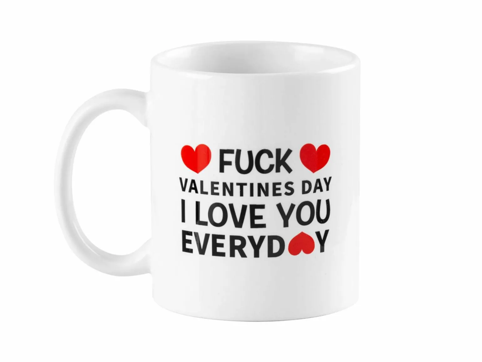Krus med Tryk - F*ck Valentines Day