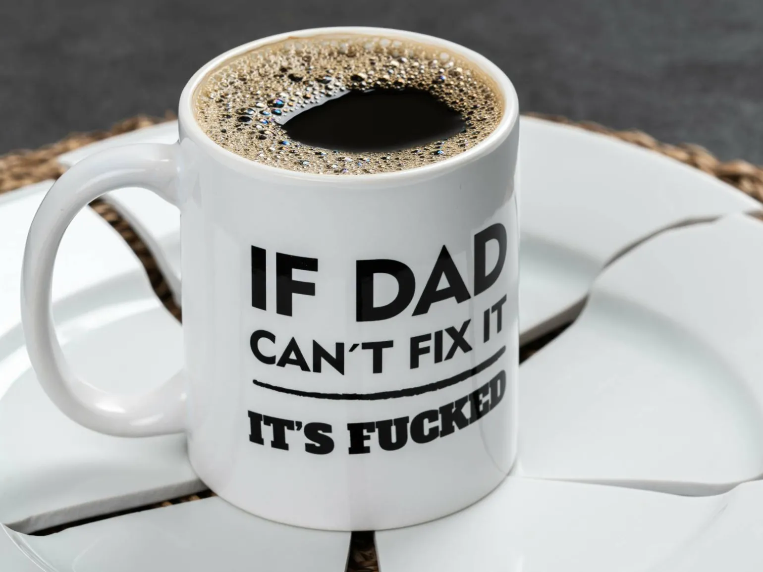 Krus med Tryk - If Dad Can't Fix It