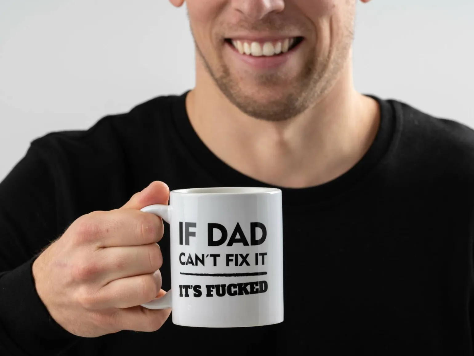 Krus med Tryk - If Dad Can't Fix It