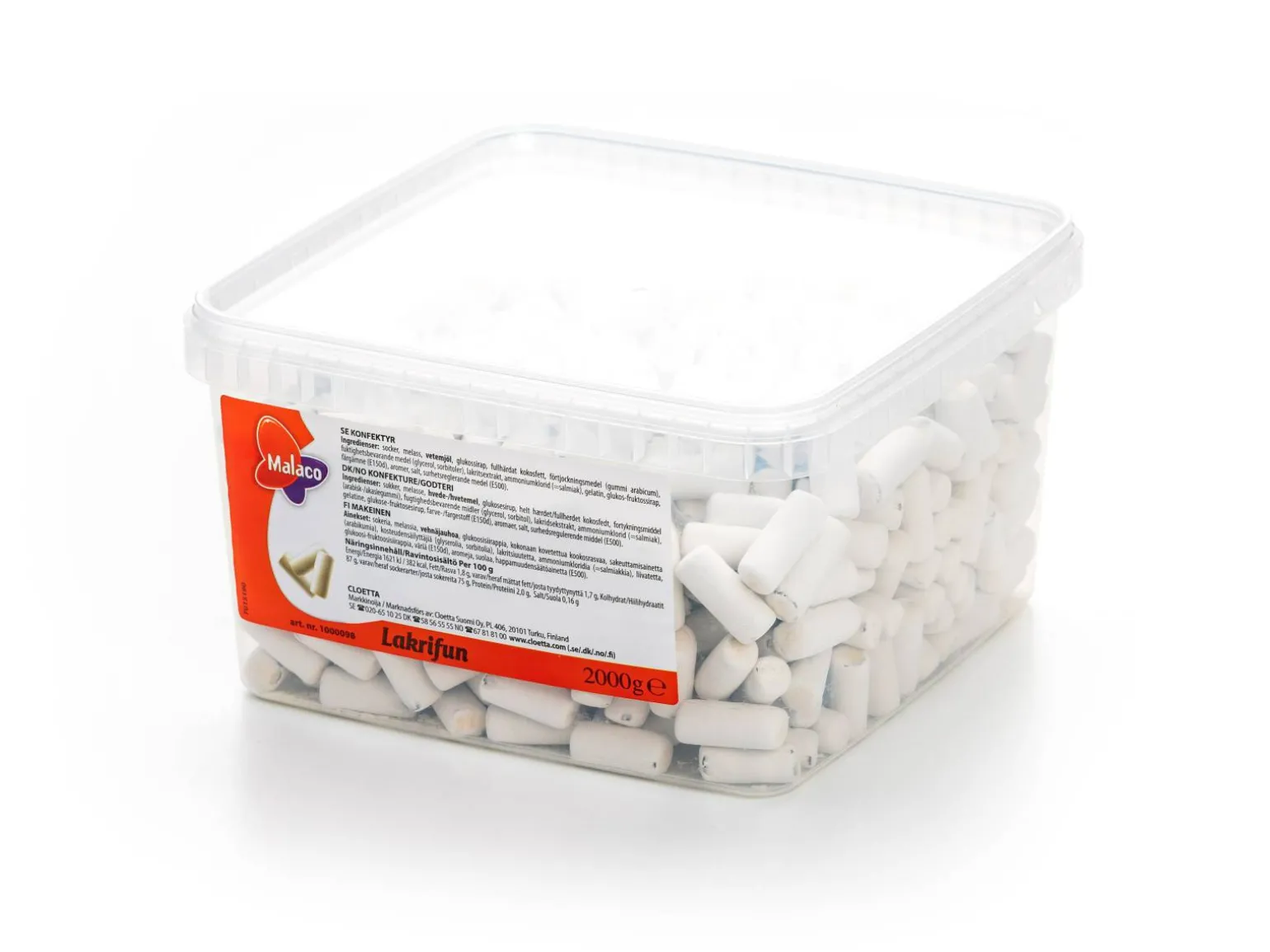 Lakrifun Bland-selv slik i kasser 2 kg