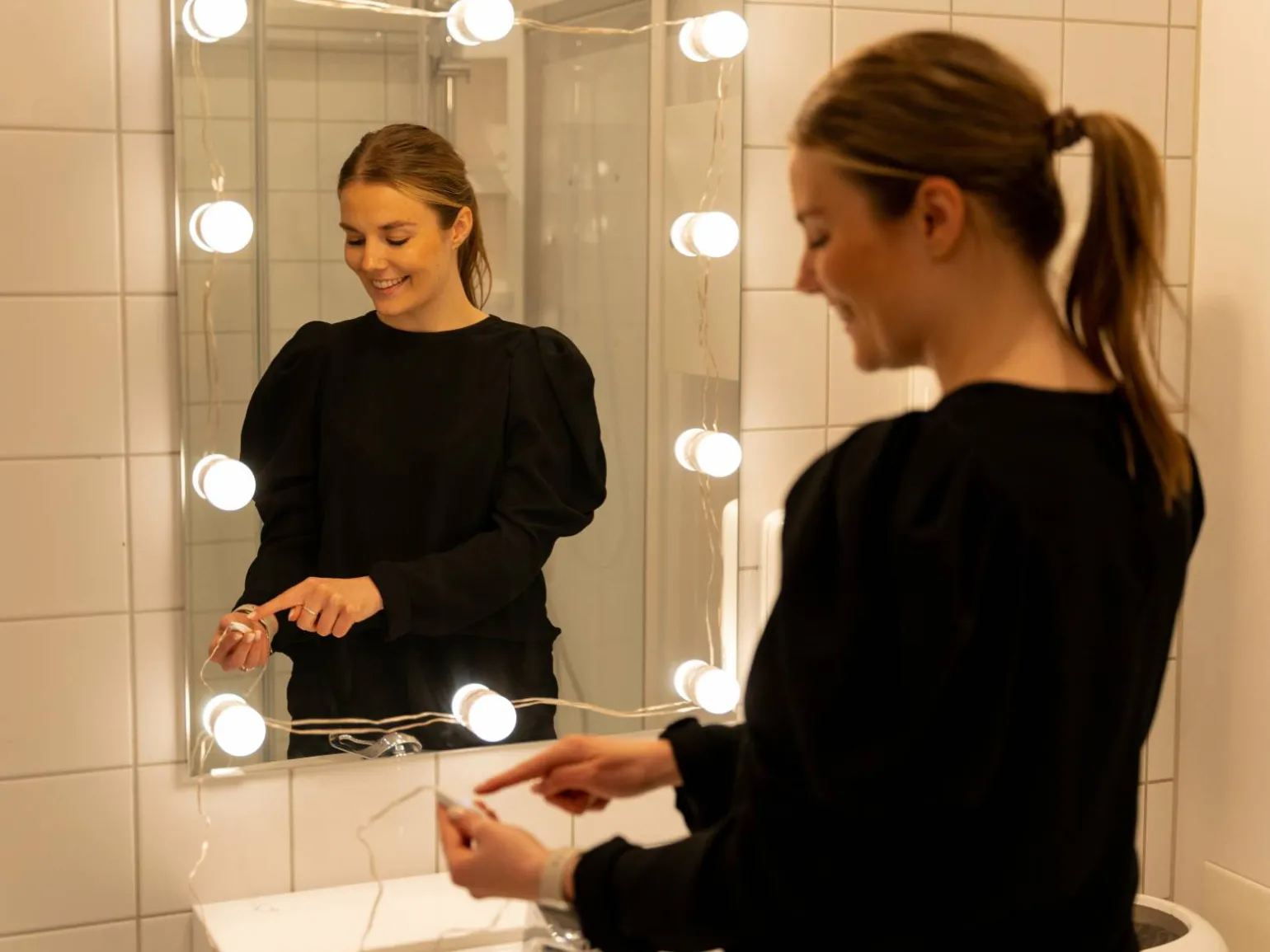 LED-lyskæde til Makeupspejl - Vooni