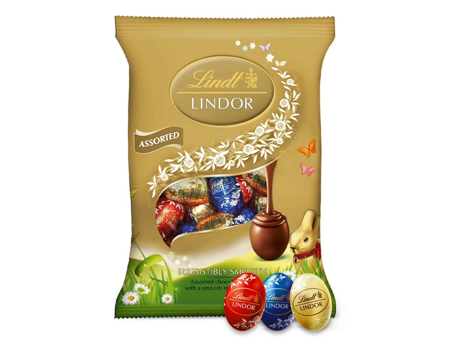 Lindt Lindor Miniæg - Blandet Chokolade